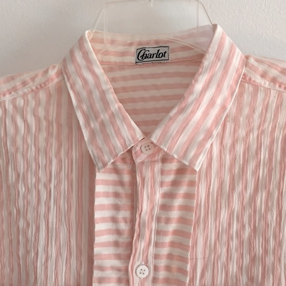 90’ vintage 100% cotton short sleeves top. - Picture 2 of 6